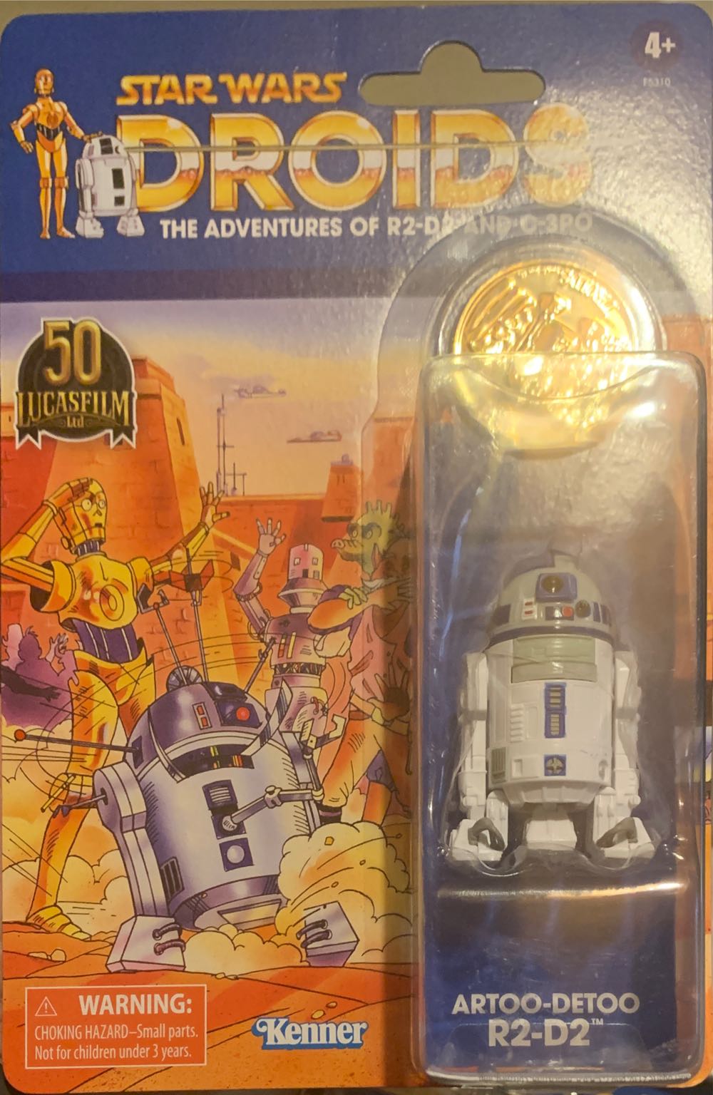 Star Wars The Vintage Collection Droids Artoo-detoo R2-d2  vinyl figure collectible [Barcode 5010993954407] - Main Image 2