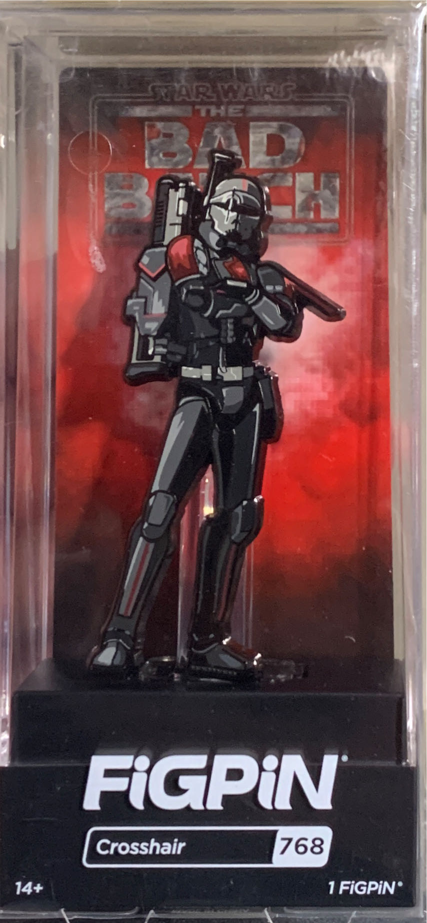 Pin #768 Figpin Star Wars The Bad Batch Crosshair Figpin Classic Enamel Pin  vinyl figure collectible [Barcode 810021537290] - Main Image 2