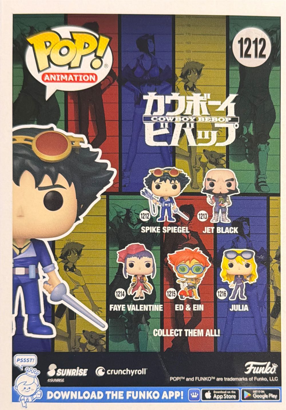 Spike Spiegel  vinyl figure collectible [Barcode 889698580243] - Main Image 4