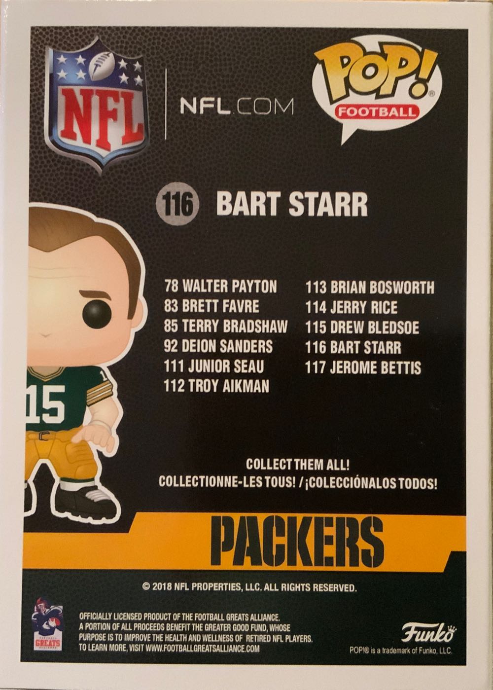 Bart Starr - NFL vinyl figure collectible - Main Image 2