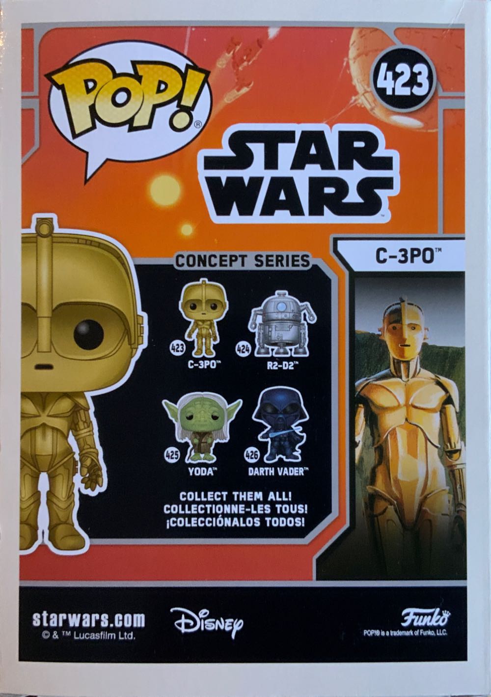 C-3PO  vinyl figure collectible - Main Image 2