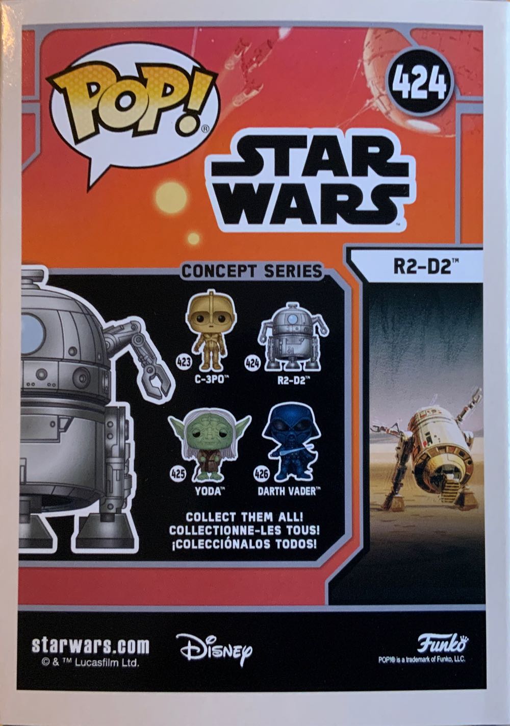 R2-D2 - Star Wars: Retro Series vinyl figure collectible - Main Image 2