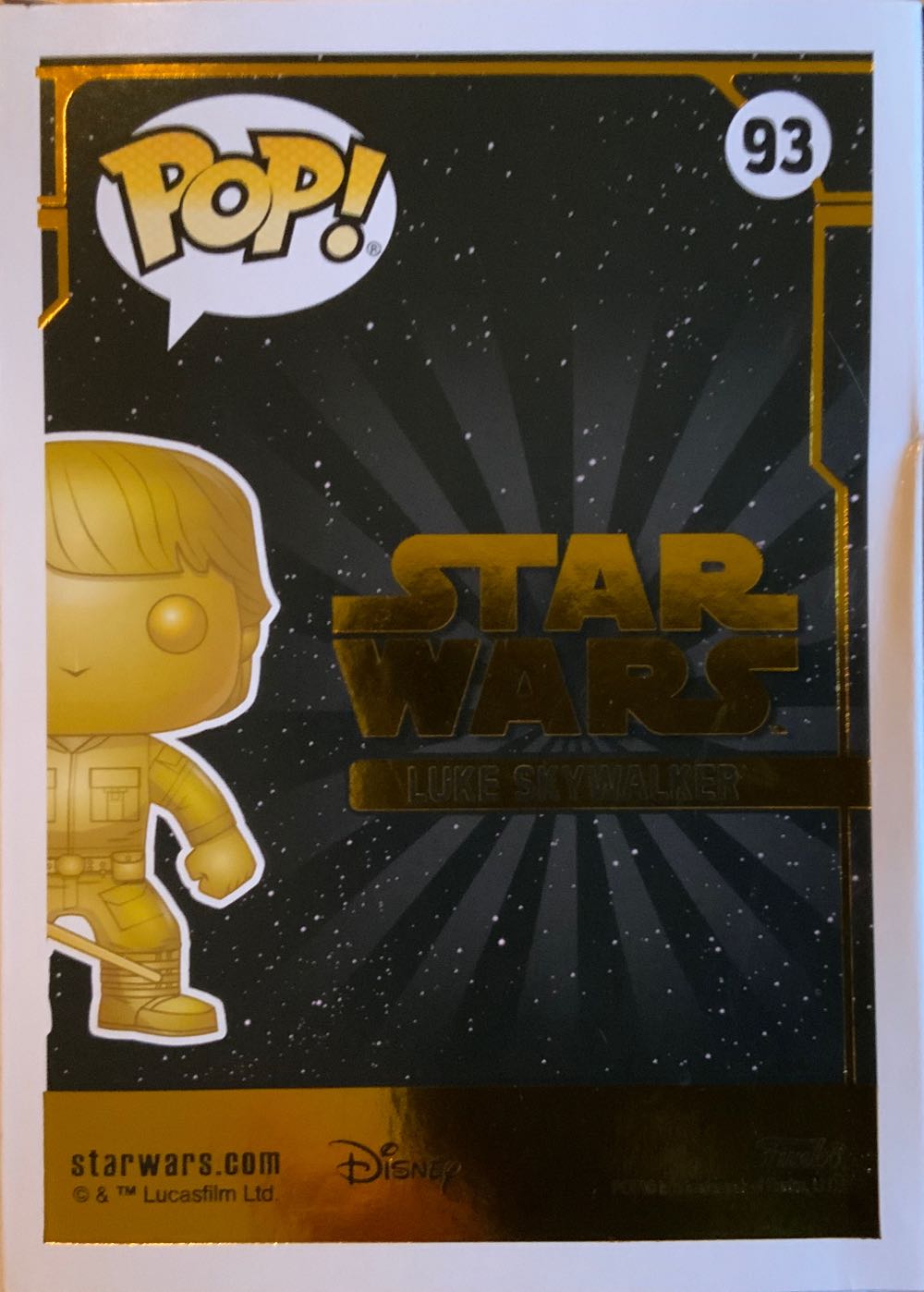 Luke Skywalker - Star Wars vinyl figure collectible - Main Image 2