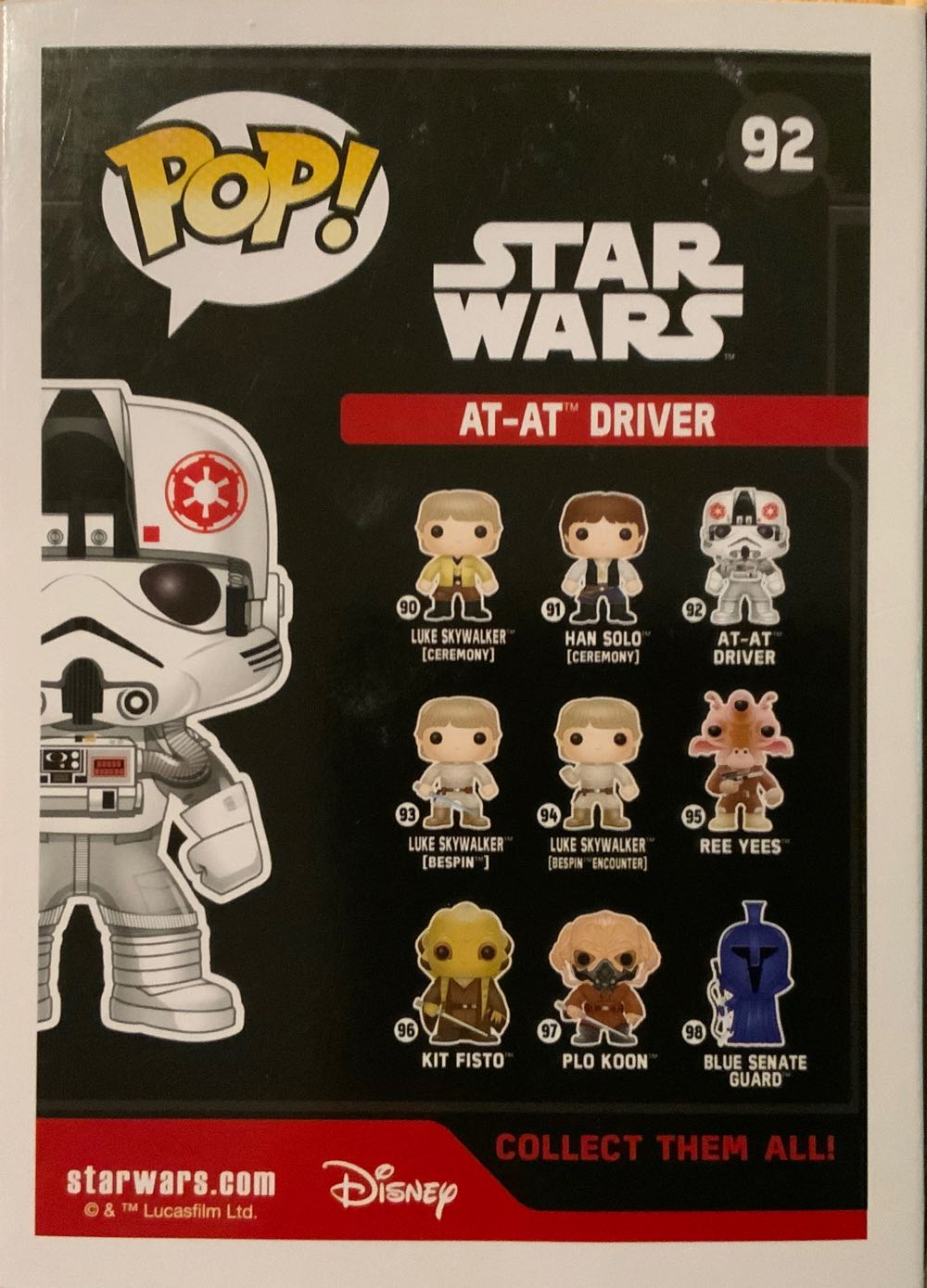 AT-AT Driver - Star Wars vinyl figure collectible - Main Image 2