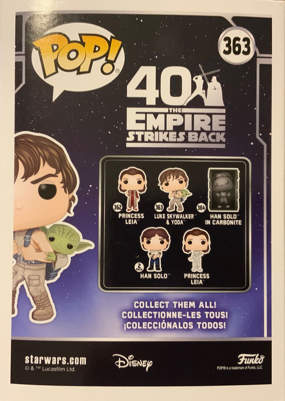 Luke Skywalker & Yoda  vinyl figure collectible - Main Image 2