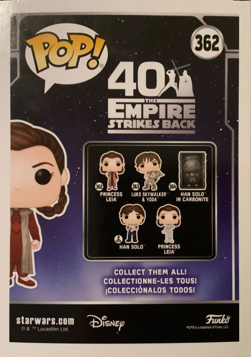 Princess Leia - Star Wars vinyl figure collectible - Main Image 2