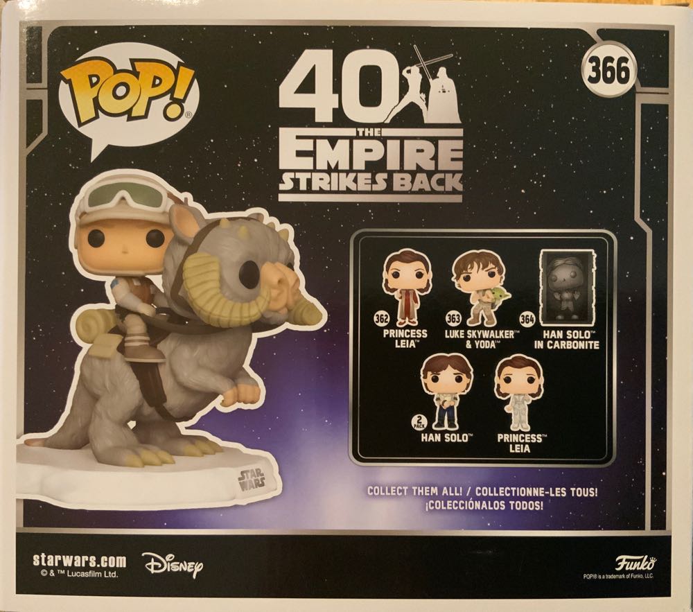 Luke Skywalker w/Tauntaun  vinyl figure collectible - Main Image 2