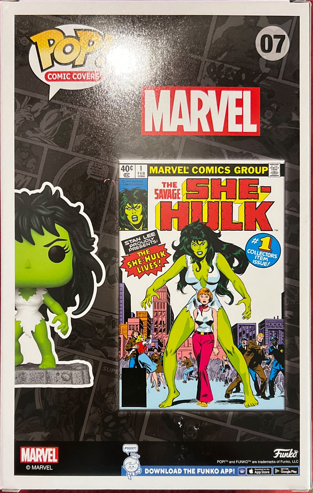 Marvel Comics : She-Hulk - Marvel Universe vinyl figure collectible [Barcode 889698624725] - Main Image 2