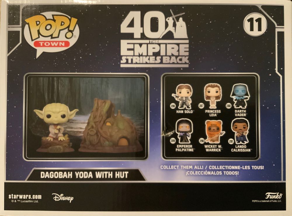Dagobah Yoda w/Hut  vinyl figure collectible - Main Image 2