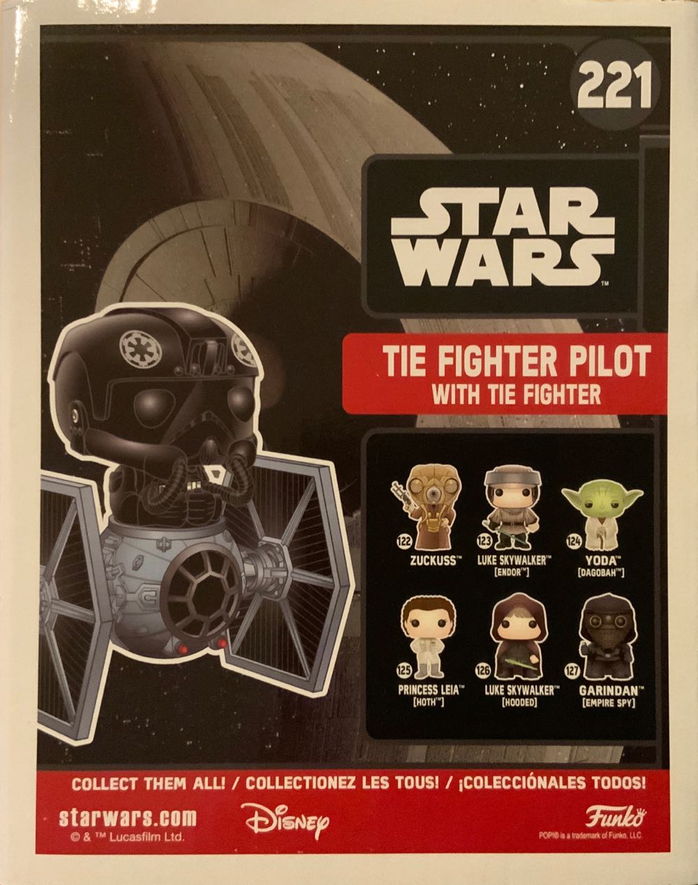 Tie Fighter Pilot w/Tie Fighter - Star Wars vinyl figure collectible - Main Image 2