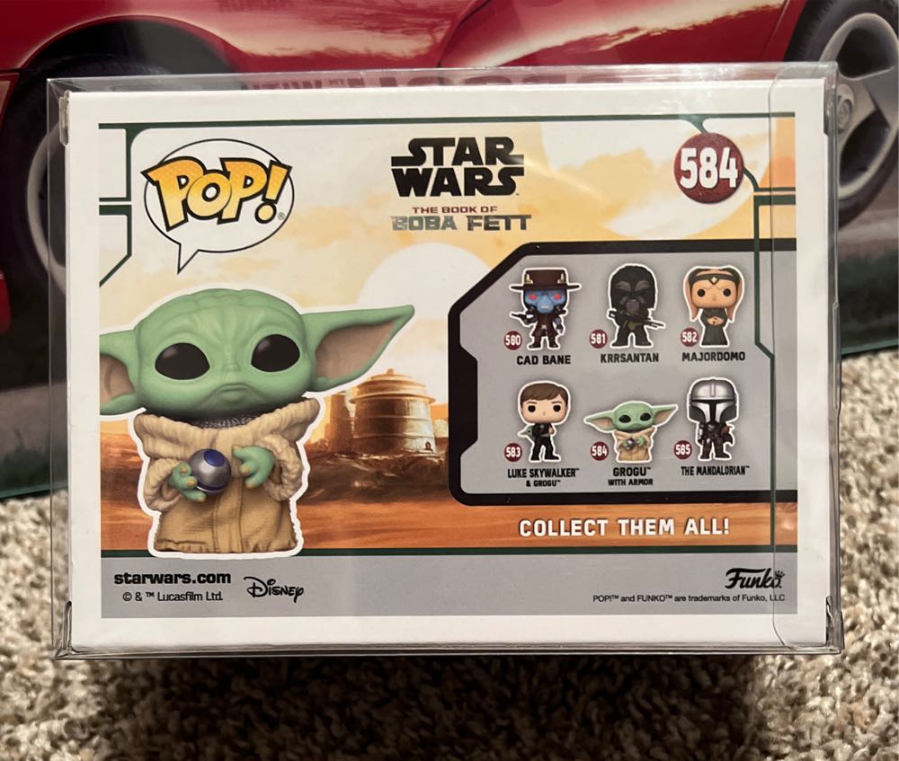 Grogu With Armor - Star Wars: The Mandalorian vinyl figure collectible [Barcode 889698686501] - Main Image 2