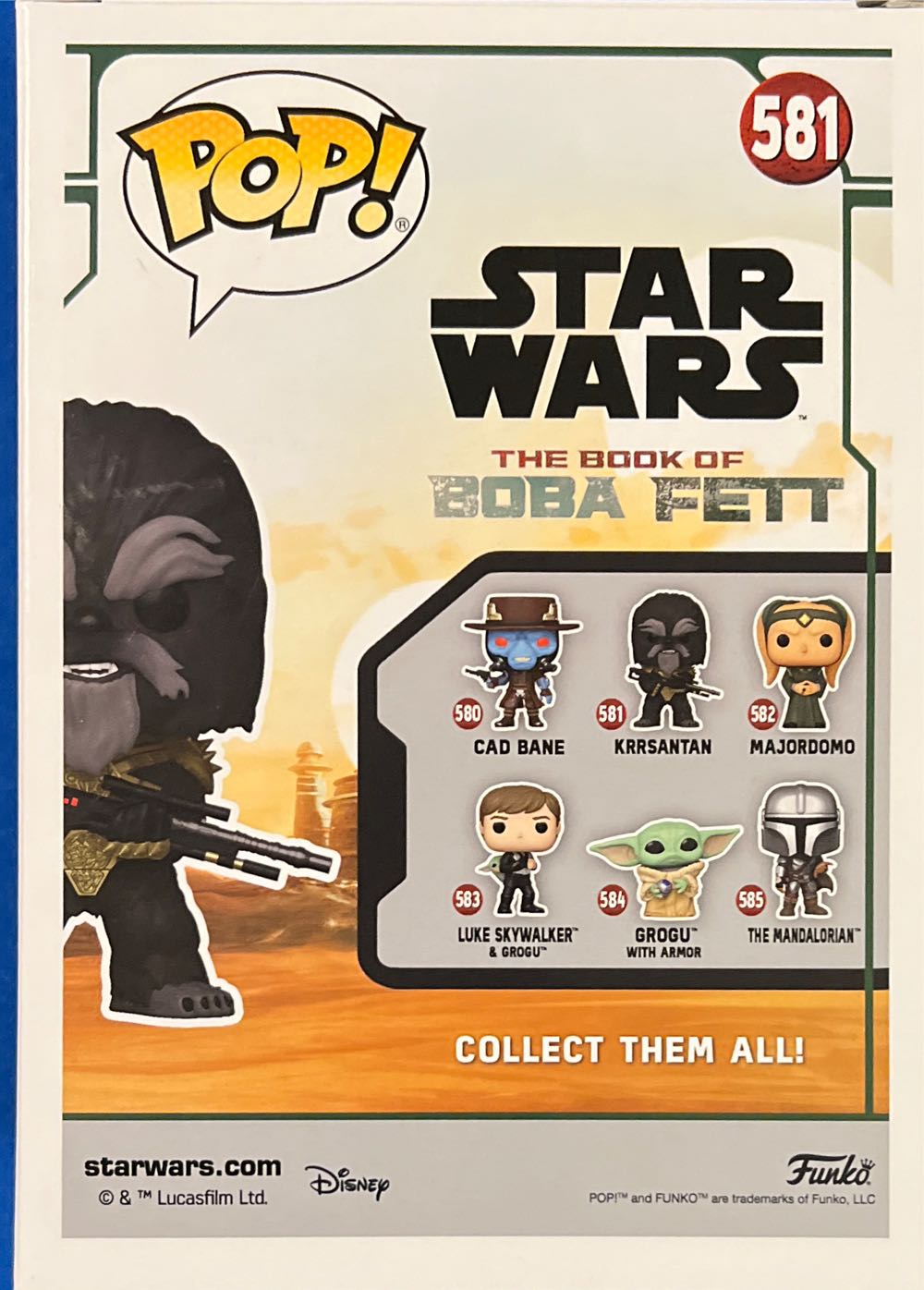 Krrsantan - Star Wars: Book of Boba Fett vinyl figure collectible [Barcode 889698686518] - Main Image 3