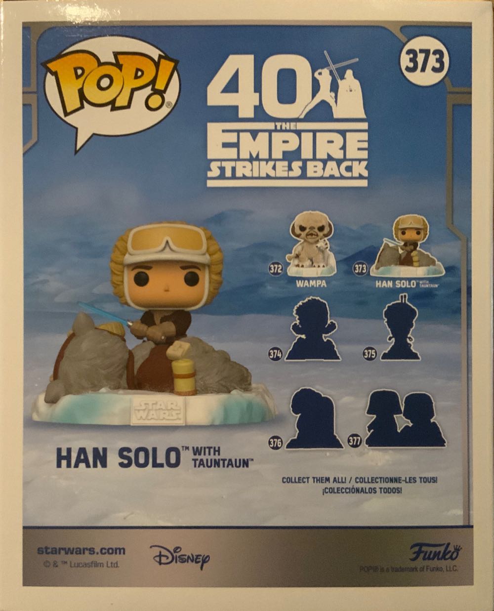 Han Solo w/Tauntaun  vinyl figure collectible - Main Image 2