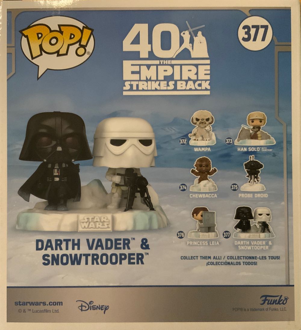 Darth Vader & Snowtrooper  vinyl figure collectible - Main Image 2