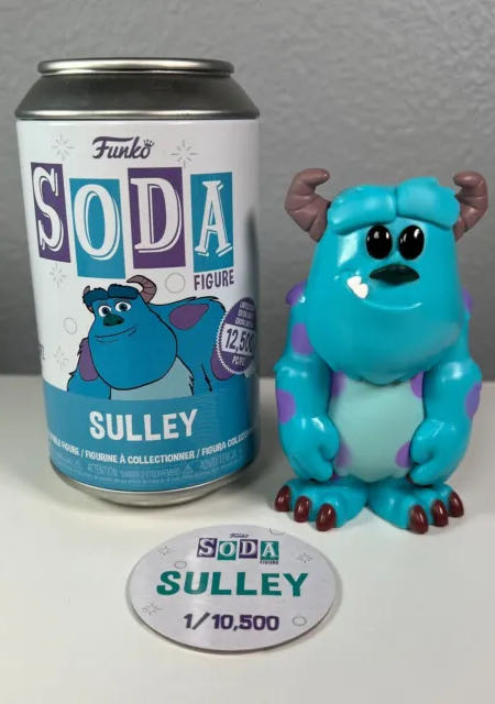 Funko Soda Sulley Limited Edition Disney Pixar Common  vinyl figure collectible [Barcode 889698565196] - Main Image 2