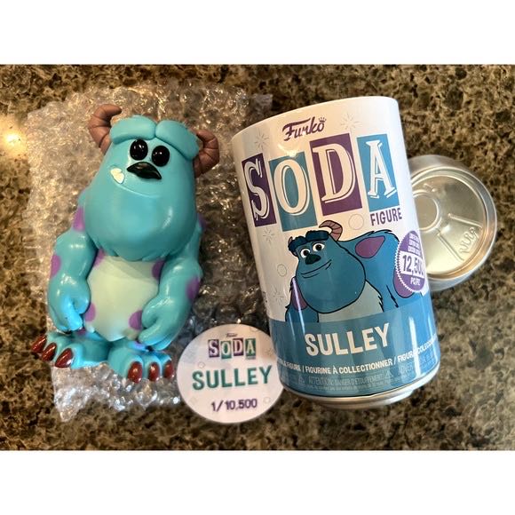 Funko Soda Sulley Limited Edition Disney Pixar Common  vinyl figure collectible [Barcode 889698565196] - Main Image 3