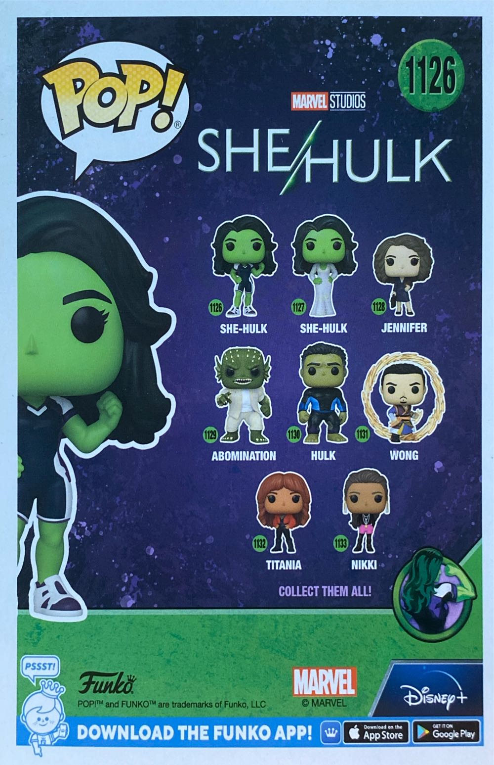 She-Hulk - Marvel Universe vinyl figure collectible [Barcode 889698651011] - Main Image 2