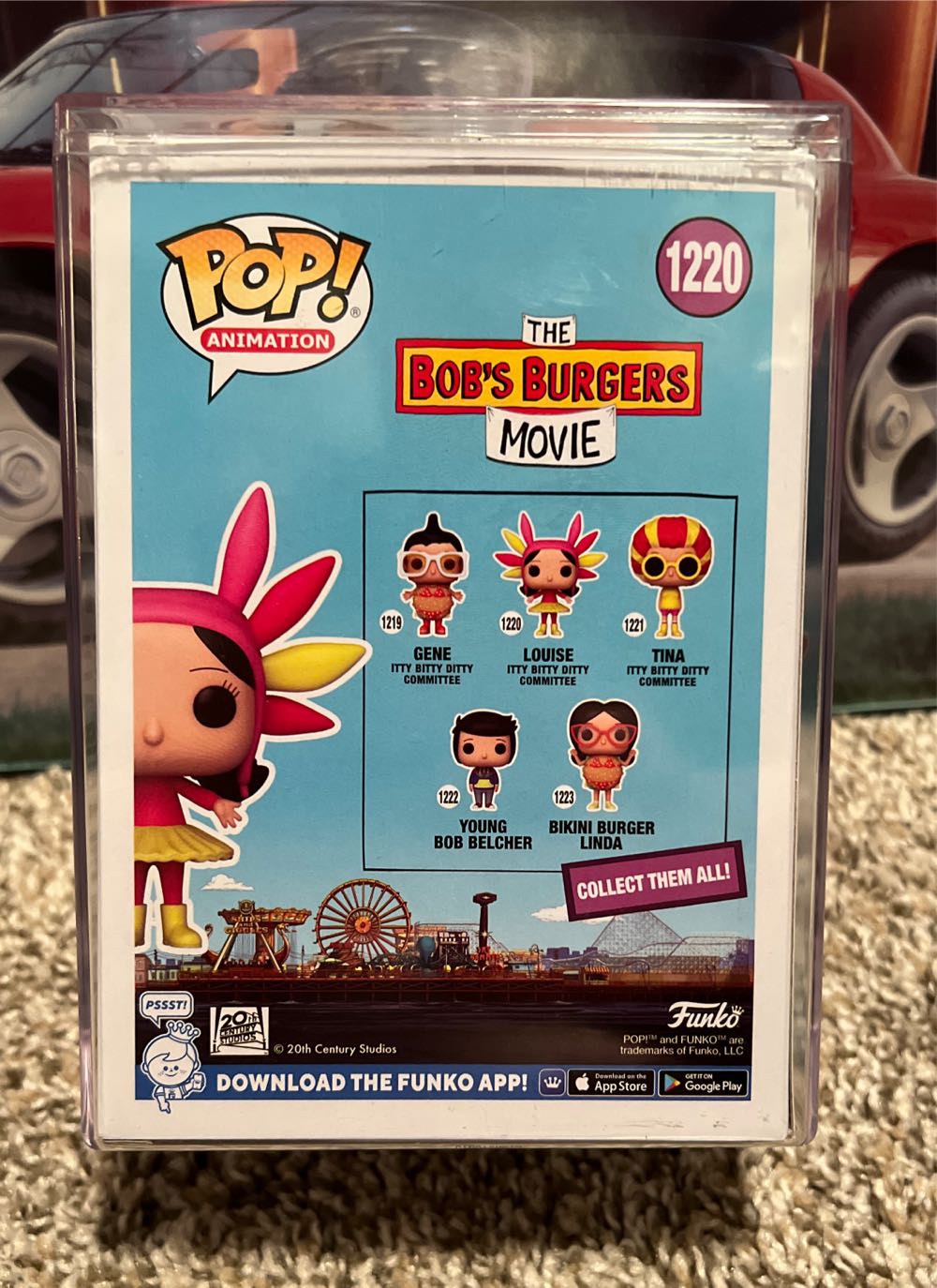Louise Itty Bitty Ditty Committee - 1220 (the Bob’s Burger Movie) Funko Pop Animation - Bob’s Burgers vinyl figure collectible [Barcode 889698575959] - Main Image 2