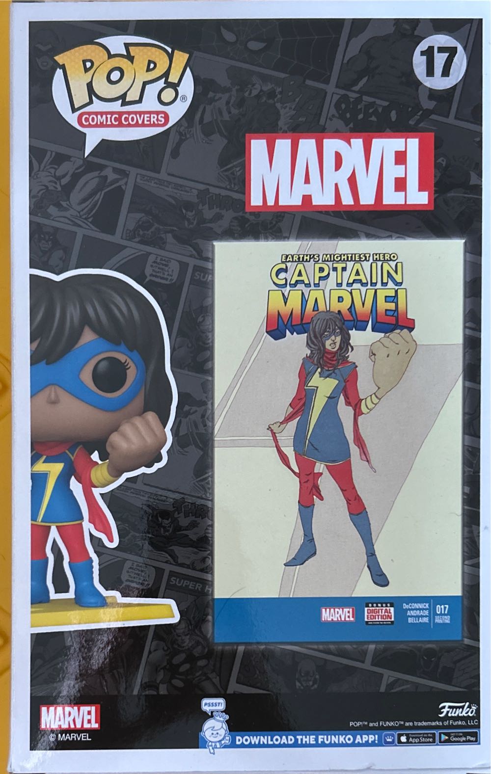 Marvel Comics: Captain Marvel - Captain Marvel vinyl figure collectible [Barcode 889698666442] - Main Image 3
