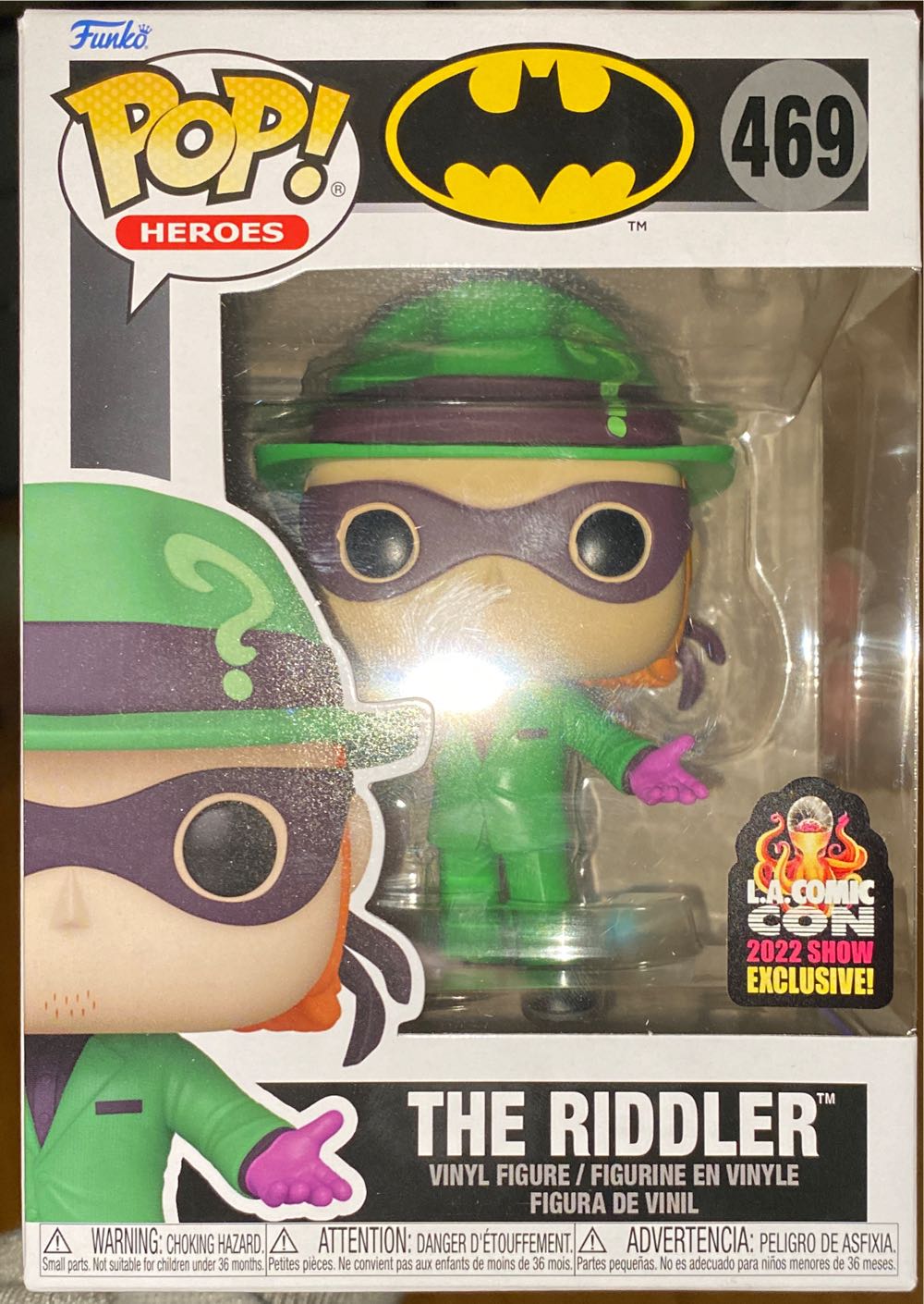 The Riddler LA  2022 Show Exclusive  vinyl figure collectible - Main Image 1