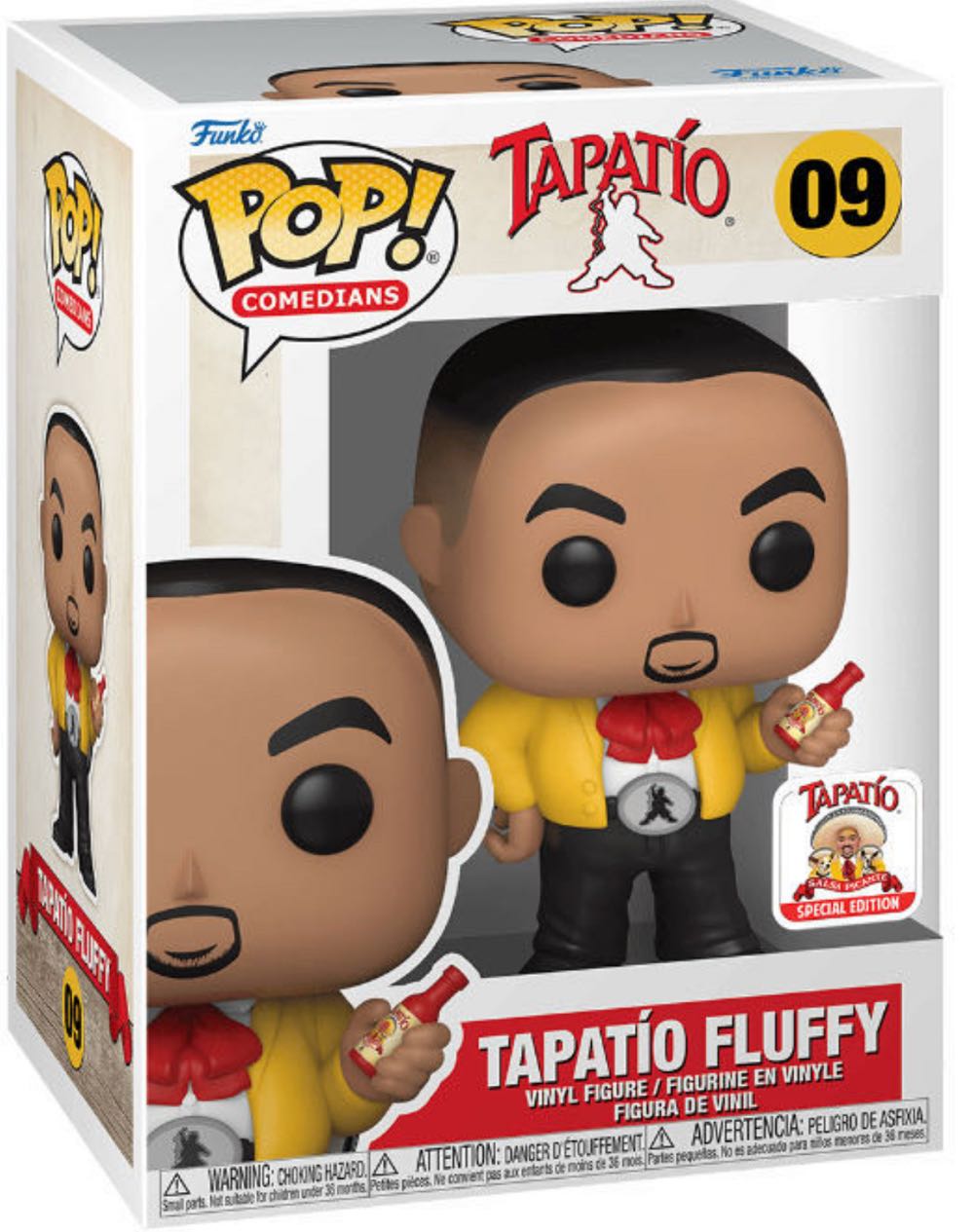 #09 Comedians: Tapatío: Tapatío Fluffy (Tapatío Edition, Autograph)  vinyl figure collectible [Barcode 889698652292] - Main Image 4