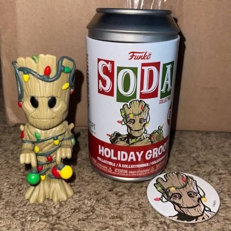 Holiday Groot Funko Soda  vinyl figure collectible [Barcode 889698659871] - Main Image 3