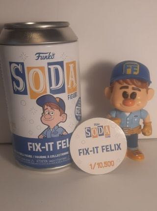 Fix-it Felix Funko Soda  vinyl figure collectible [Barcode 889698638937] - Main Image 3