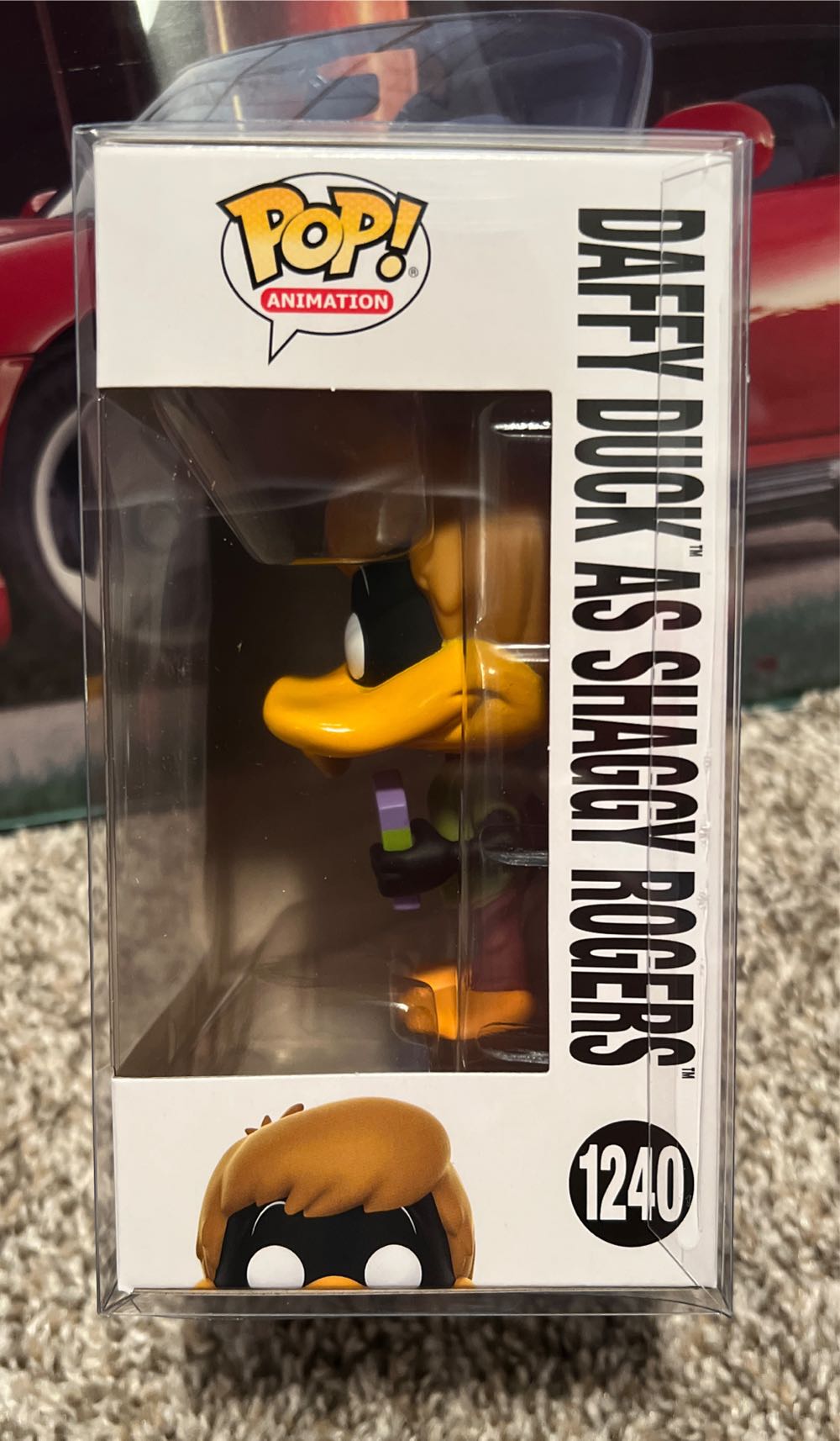 WB100 -1240- Daffy Duck As Shaggy Rogers - Warner Bros. vinyl figure collectible [Barcode 889698694254] - Main Image 3