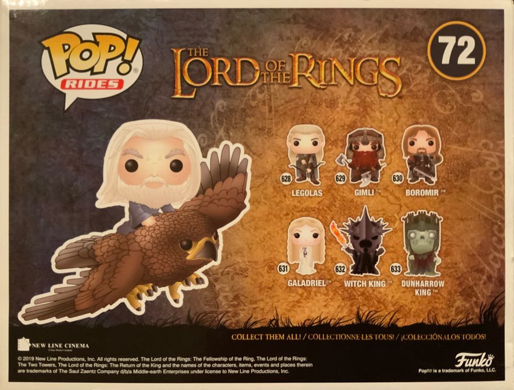 Gandalf on Gwaihir - The Lord of the Rings vinyl figure collectible - Main Image 2
