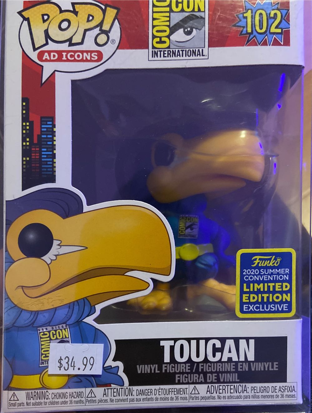 Toucan (Blue)  vinyl figure collectible [Barcode 889698494427] - Main Image 4