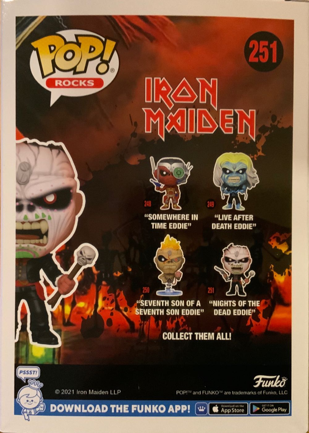 “Nights Of The Dead Eddie” - Iron Maiden vinyl figure collectible - Main Image 2