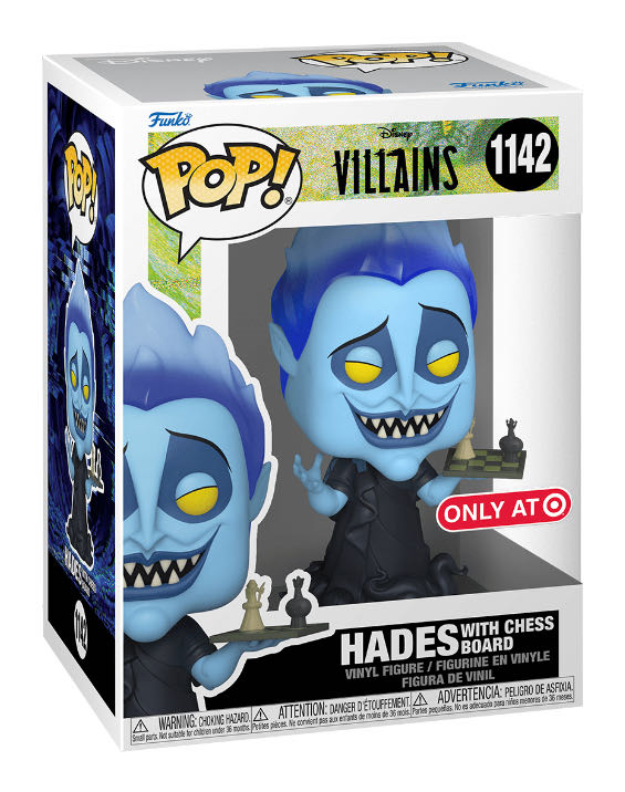 Hades with Chess Board - Disney Villains vinyl figure collectible - Main Image 2