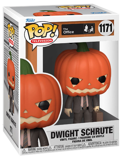 Dwight Schrute with Pumpkinhead $27  vinyl figure collectible - Main Image 2