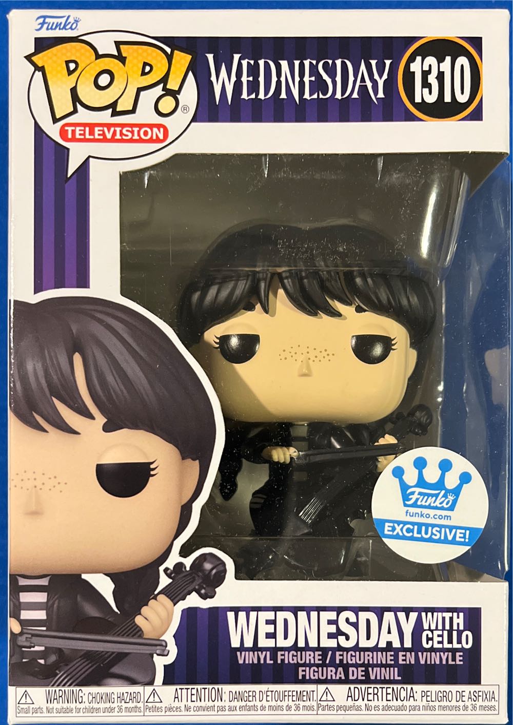 Wednesday With Cello  vinyl figure collectible [Barcode 889698682923] - Main Image 2