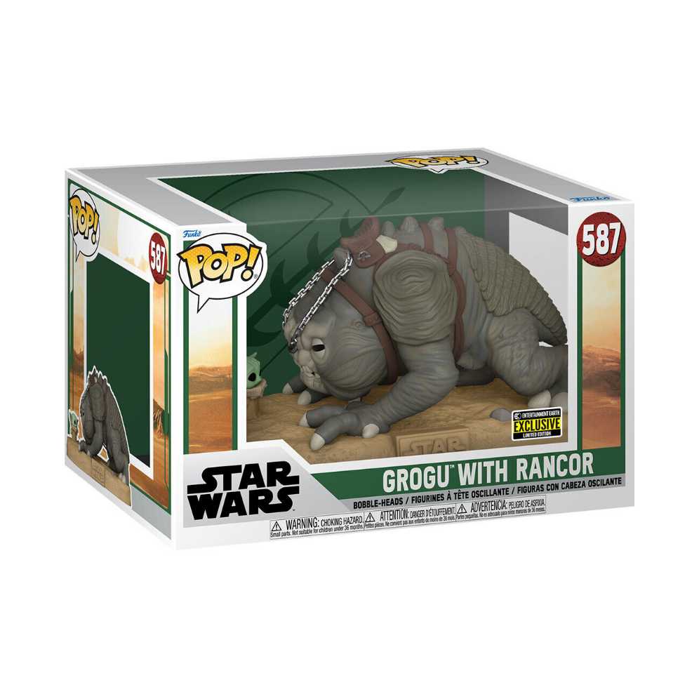 Grogu With Rancor - Star Wars: Book of Boba Fett vinyl figure collectible [Barcode 889698690560] - Main Image 3