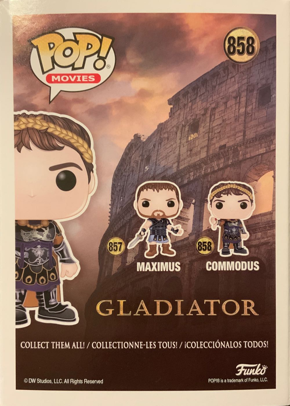 Commodus - Gladiator vinyl figure collectible - Main Image 2
