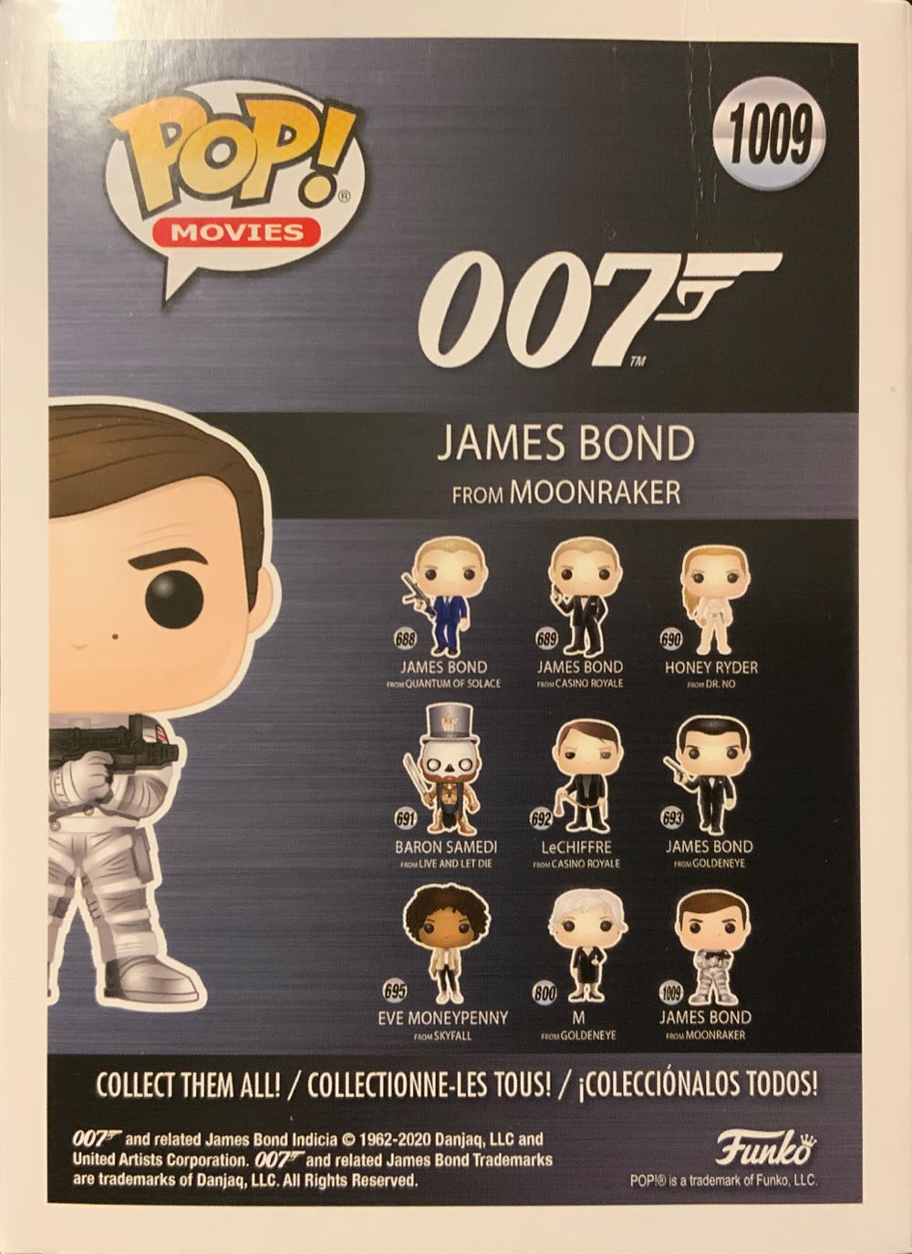 James Bond From Moonraker - 007 vinyl figure collectible - Main Image 2