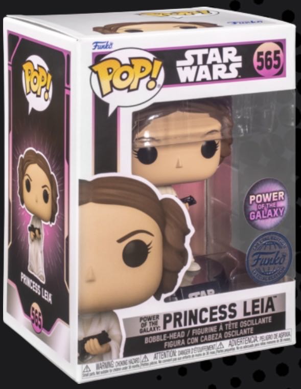 Star Wars #565 Princess Leia (POTG)  vinyl figure collectible [Barcode 889698664813] - Main Image 1