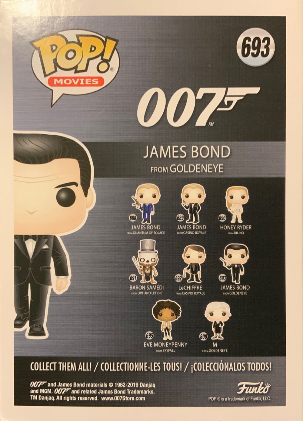 James Bond From Goldeneye - 007 vinyl figure collectible - Main Image 2