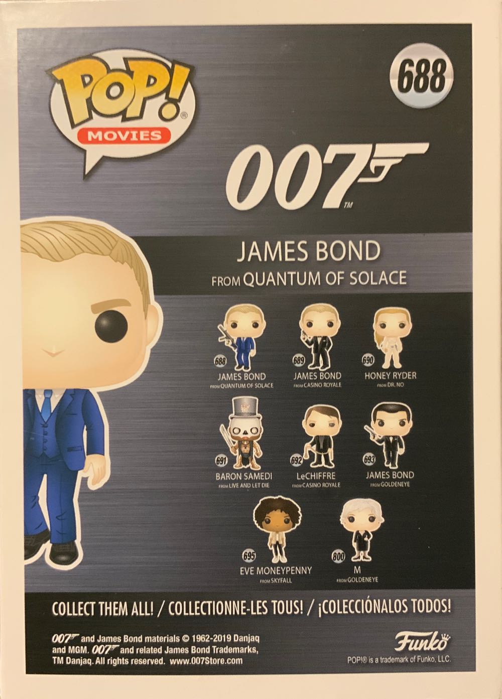 James Bond From Quantum Of Solace - 007 vinyl figure collectible - Main Image 2