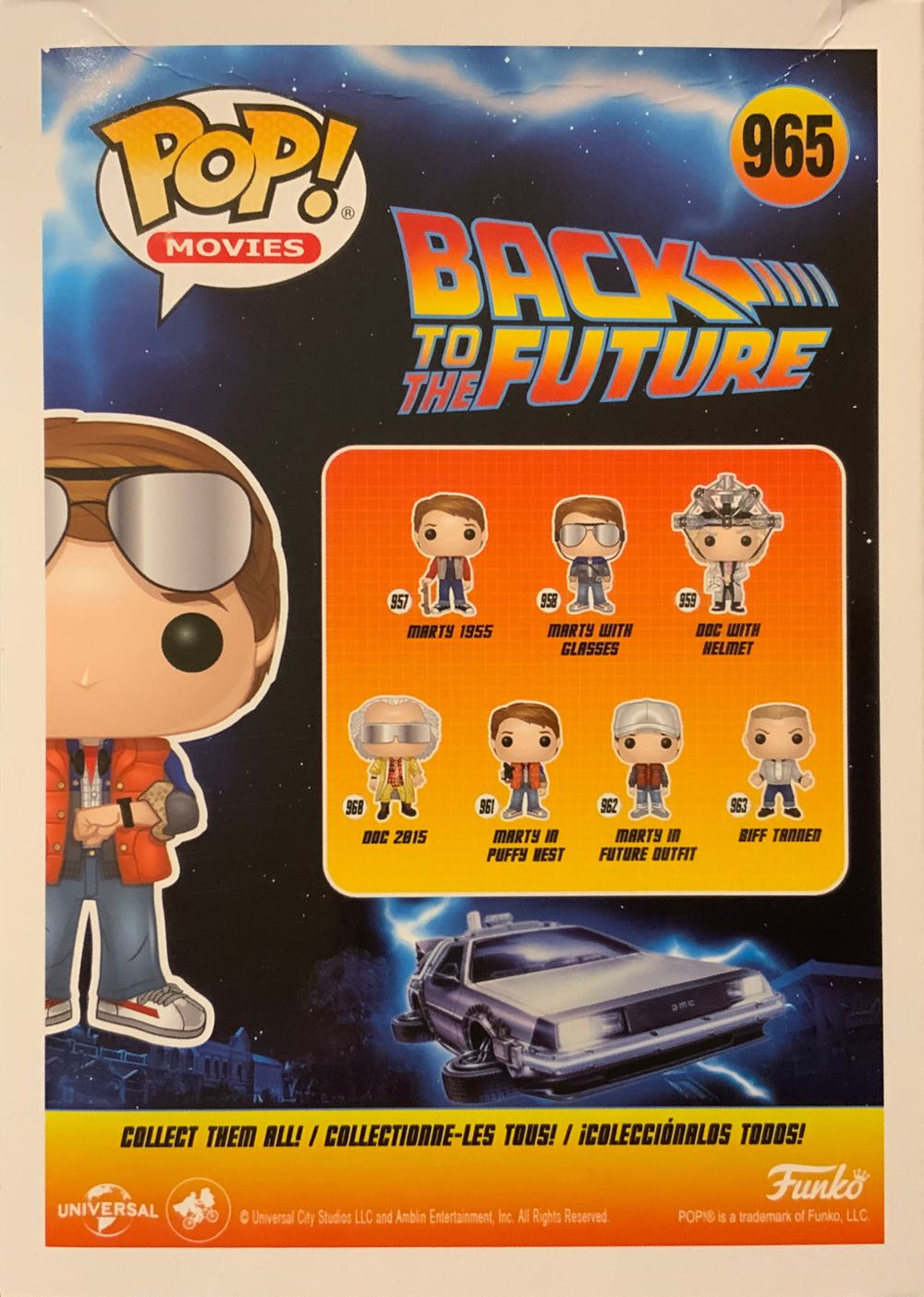 Marty Checking Watch - Back to the Future vinyl figure collectible - Main Image 2