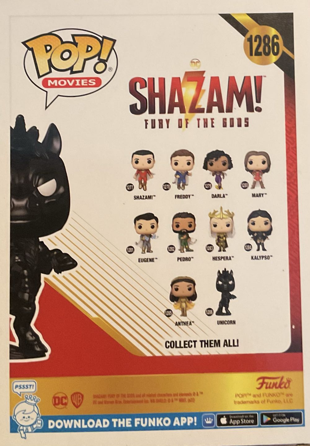 Pop! - Shazam - Unicorn - 1286 - DC Universe vinyl figure collectible [Barcode 889698691284] - Main Image 4