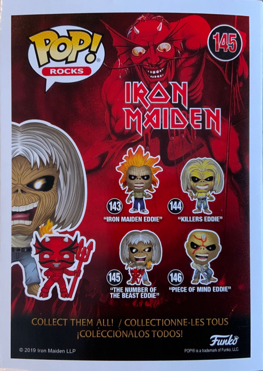 “The Number Of The Beast Eddie” - Iron Maiden vinyl figure collectible - Main Image 2