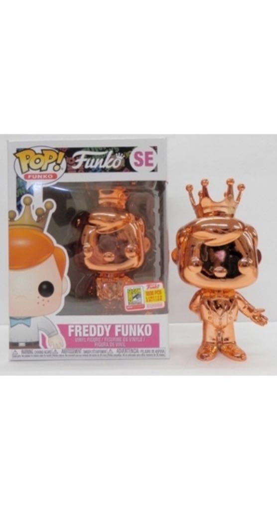 Freddy Funko (Chrome) (Orange / Copper) - Freddy Funko vinyl figure collectible [Barcode 889698341639] - Main Image 2