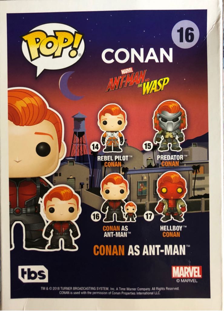 Conan (Ant-Man) - Conan O’Brien vinyl figure collectible [Barcode 889698310932] - Main Image 2