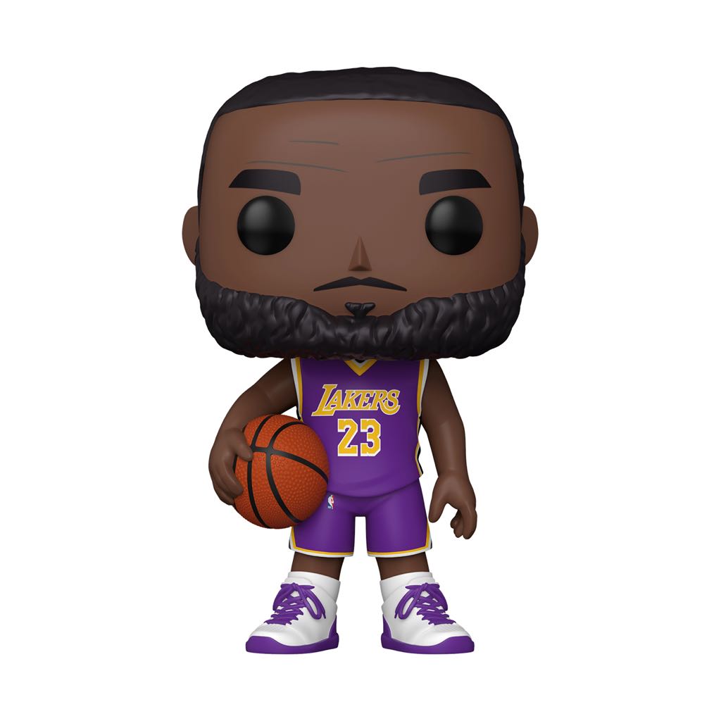 LeBron James (Lakers) (Purple Jersey)  vinyl figure collectible [Barcode 889698366946] - Main Image 2