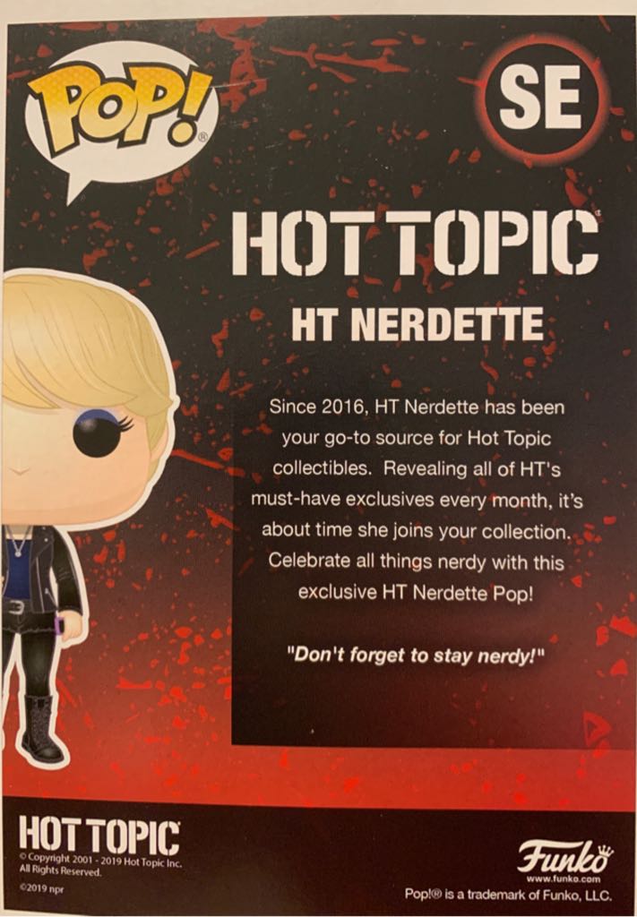 Ht Nerdette - Hot Topic vinyl figure collectible - Main Image 2