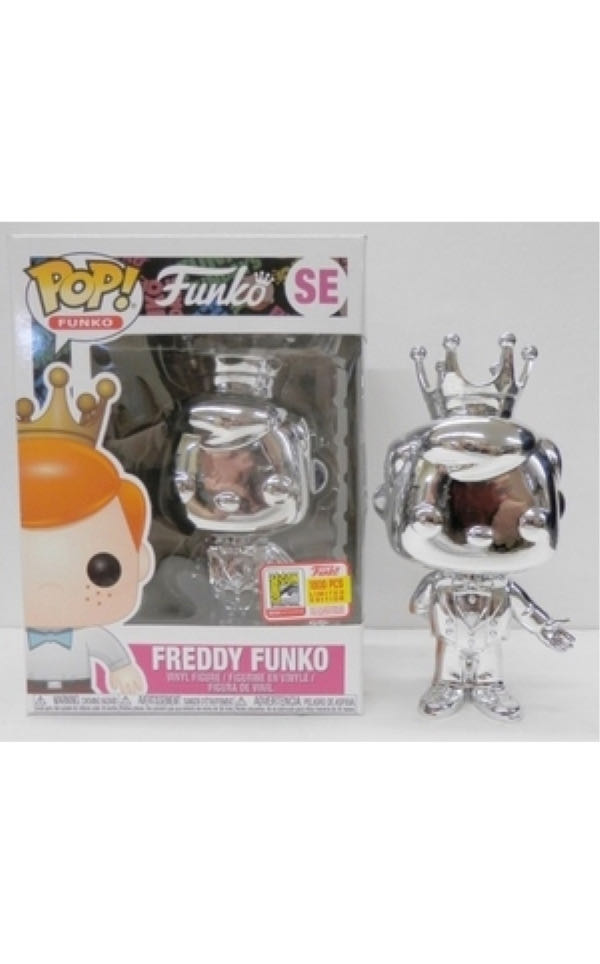 Freddy Funko (Chrome) (Silver) - Freddy Funko vinyl figure collectible [Barcode 889698341646] - Main Image 2