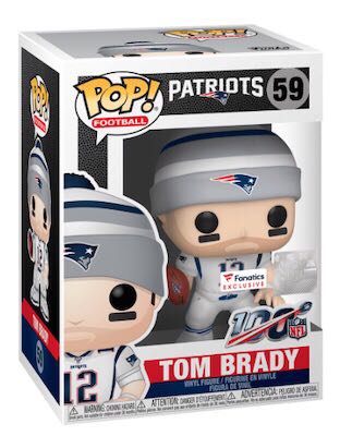 Tom Brady (White Hat)  vinyl figure collectible [Barcode 889698413466] - Main Image 2