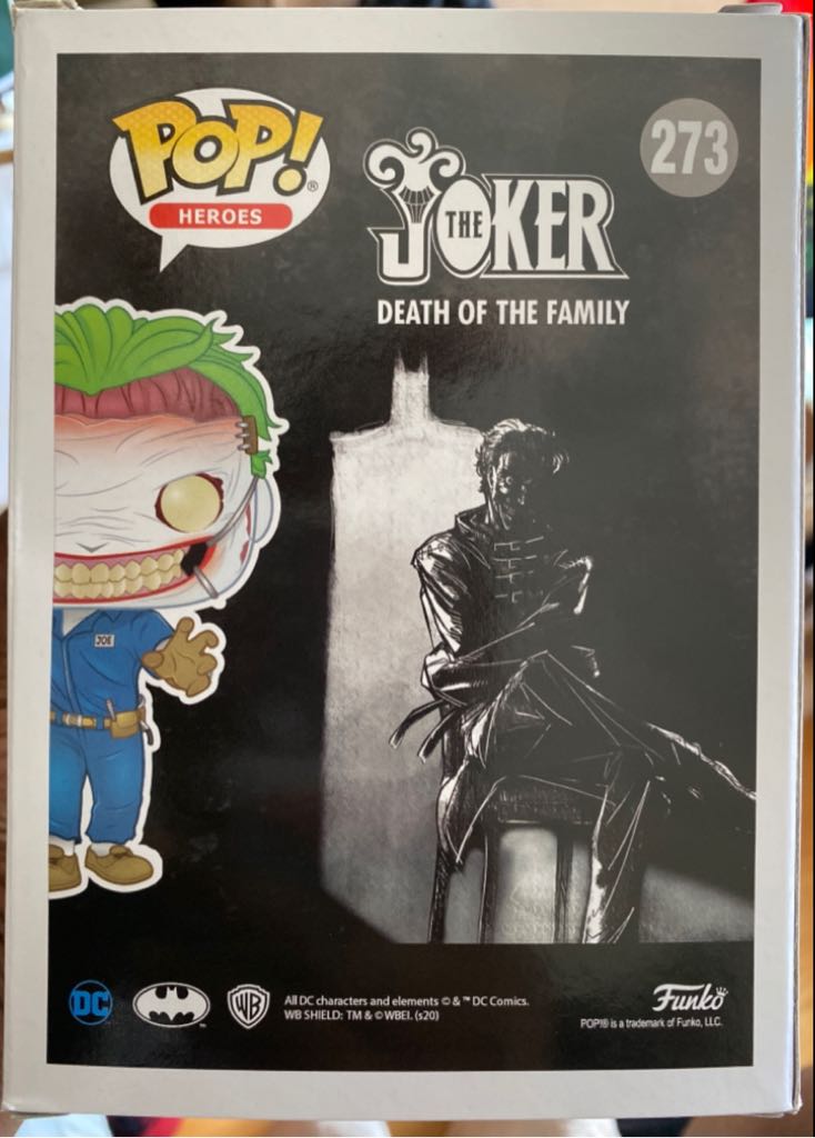 Batman: Joker (Death of the Family), #273 (GITD) - Batman vinyl figure collectible [Barcode 889698487825] - Main Image 2
